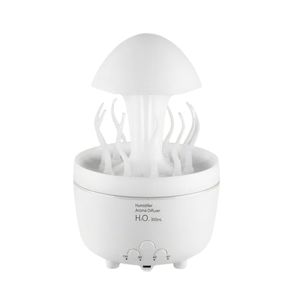 Rotating Water Drop Aroma Diffuser Household Colorful Night Lamp