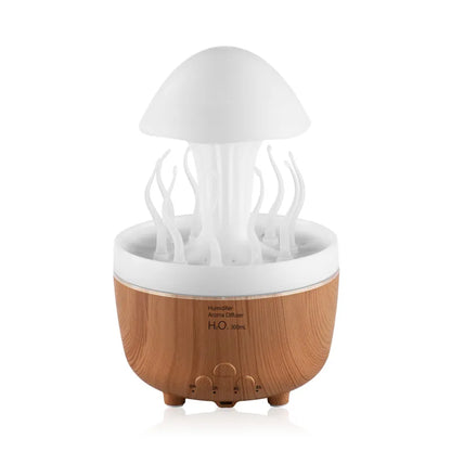 Rotating Water Drop Aroma Diffuser Household Colorful Night Lamp