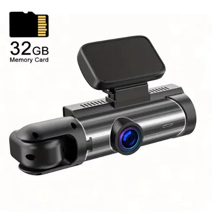 1080P Dual Camera Dash Cam – Front & Interior, Night Vision, Loop Recording, Wide Angle