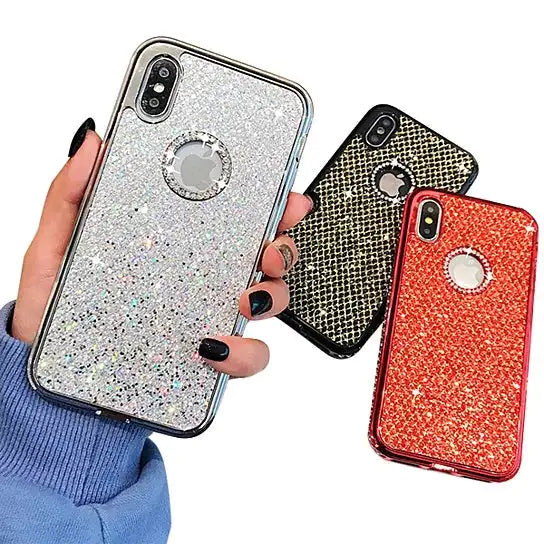 Krystal iPhone Case Shimmery And Shiny In  3 Colors